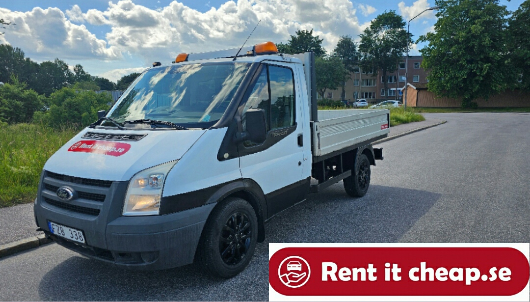 (Rent it cheap) Ford transit flakbil